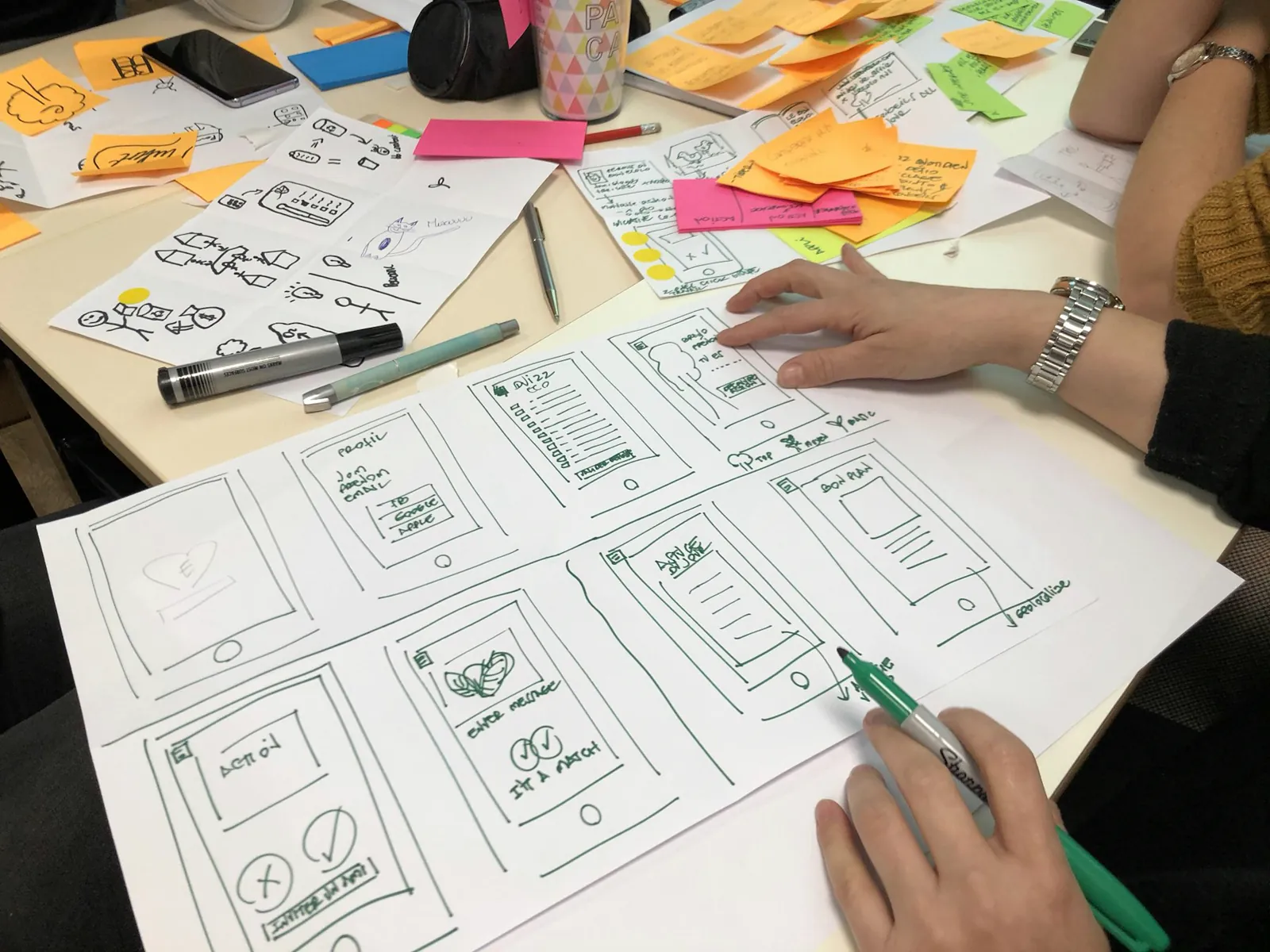 Website-Vorlagen und Wireframes als Planungsgrundlage